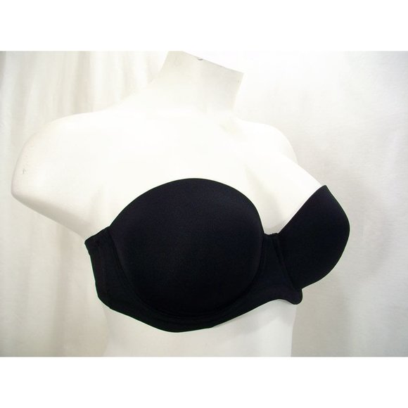 36DDD Wacoal 854119 The Red Carpet Full-Busted UW Strapless Bra Black NWT STRAPS - Picture 2 of 6
